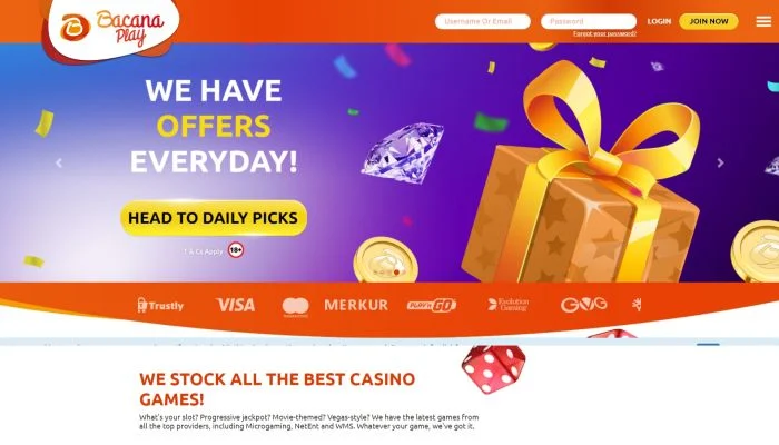 BacanaPlay Casino — screenshot