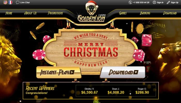 Golden Lion Casino — screenshot