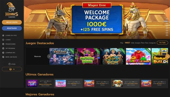 Horus Casino — screenshot