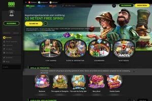888.se Casino — screenshot