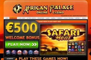 African Palace Casino — screenshot