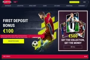 Rabona Casino — screenshot