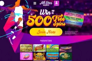 All Star Games Casino — screenshot