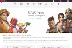 Ruby Fortune Casino — screenshot