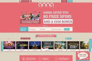 Anna Casino — screenshot