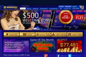 Win A Day Casino — screenshot