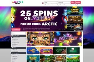 Arctic Spins Casino — screenshot