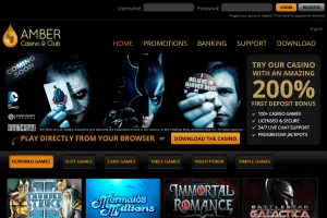 Amber Casino Club — screenshot