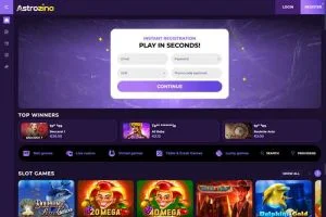 Astrozino Casino — screenshot