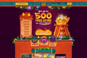 Aztec Wins Casino — screenshot