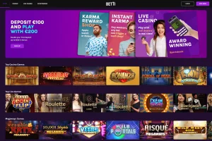 Betti Casino — screenshot