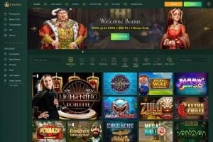 Casinia Casino — screenshot
