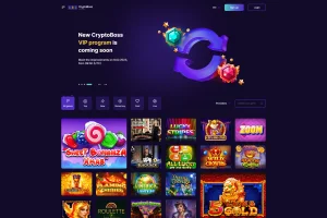 Cryptoboss Casino — screenshot