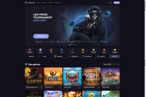 CryptoLeo Casino — screenshot