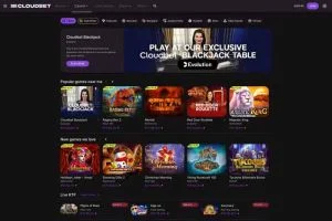 Cloudbet Casino — screenshot