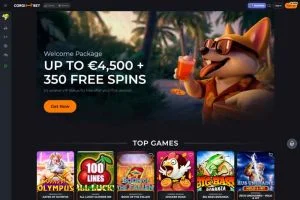 CorgiBet Casino — screenshot