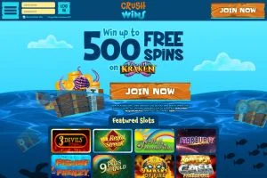 Crush Wins Casino — screenshot