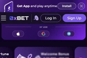 0x.bet Casino — screenshot