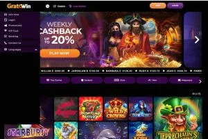 GratoWin Casino — screenshot