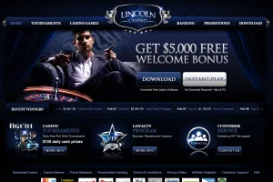 Lincoln Casino — screenshot