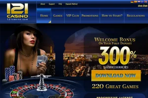 121 Casino — screenshot