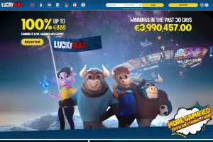 LuckyBull Casino — screenshot