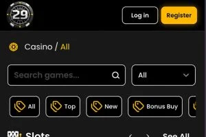 29Black Casino — screenshot