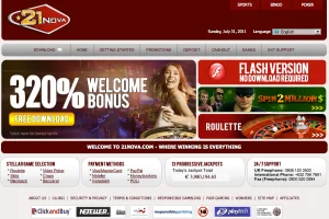 21 Nova Casino — screenshot