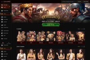 Legiano Casino — screenshot